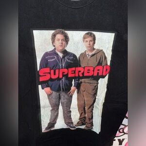 black Superbad tee